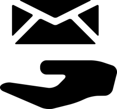 Receiving Email Silhouette Svg Vector, Free Vectors File